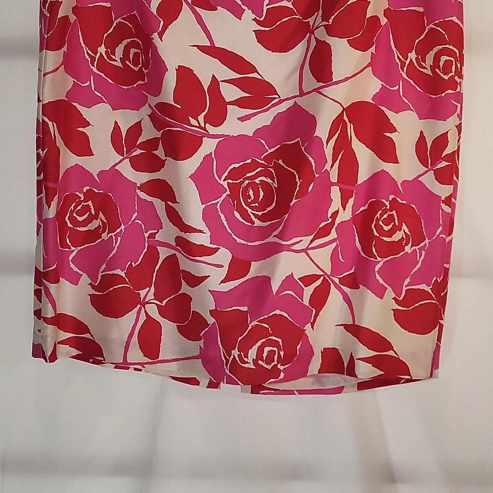 Never worn Pink and White Maggy London Skirt (12) - Picture 3 of 11